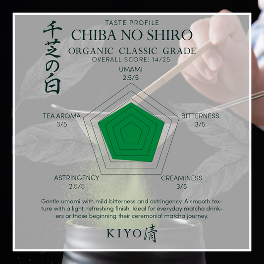 Organic Classic Grade Chiba No Shiro Ceremonial Uji Matcha (1.4oz/40g)