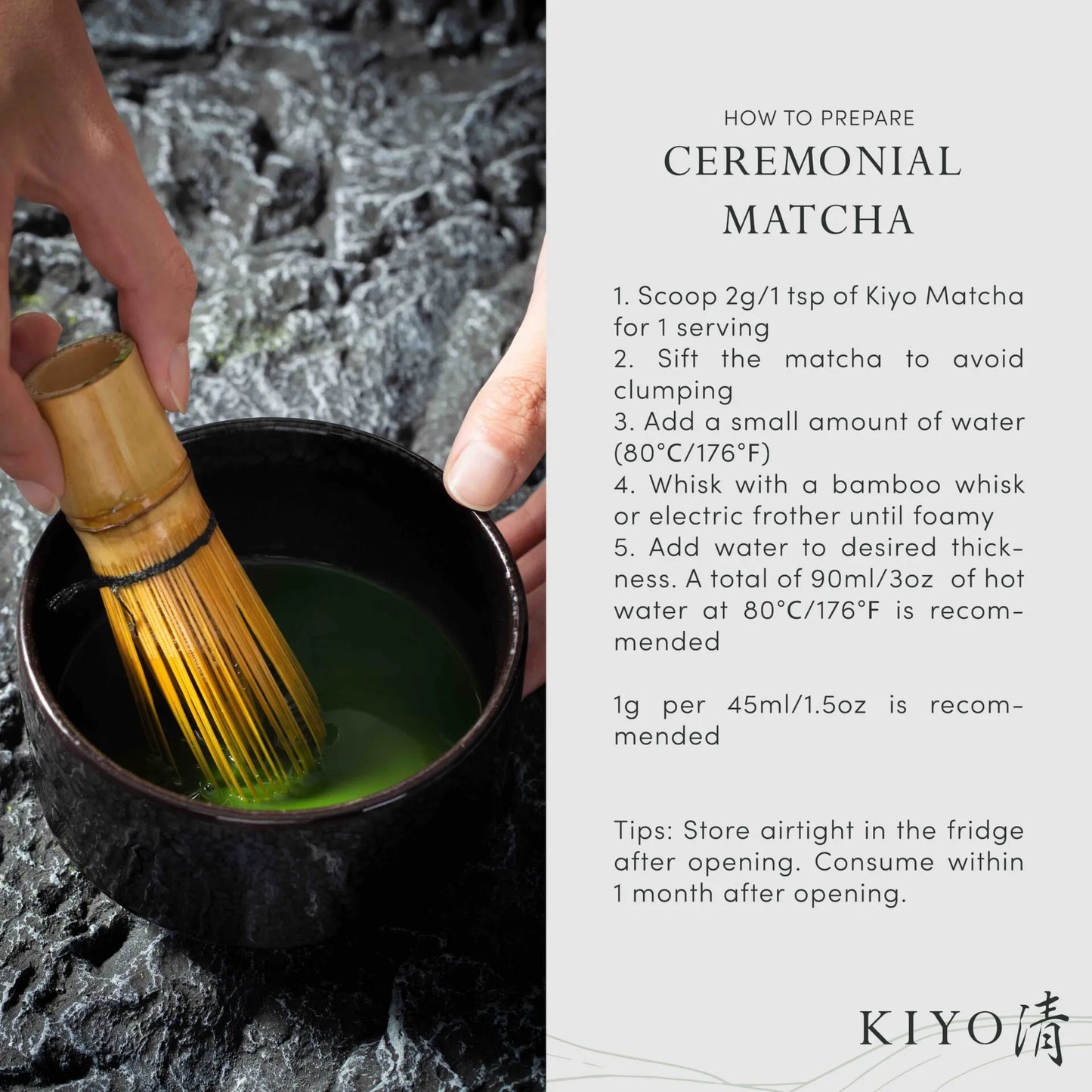 Premium Grade Ceremonial Uji Matcha (1.4oz/40g) - Kiyo Matcha